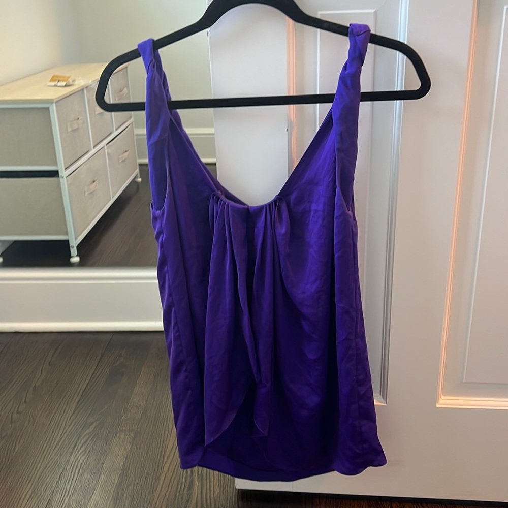 DVF scoop neck blouse